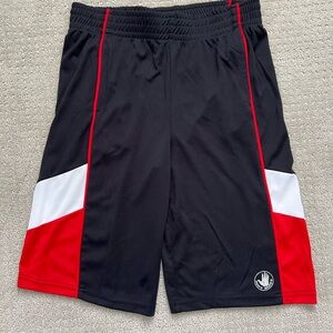 EUC boy’s Body Glove Black and Red Athletic Shorts size 14/16